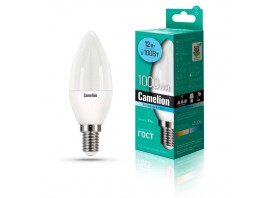 Лампа светодиодная Camelion E14 12W 4500K LED12-C35/845/E14 13689