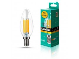 Лампа светодиодная Camelion E14 12W 3000K LED12-C35-FL/830/E14 13708