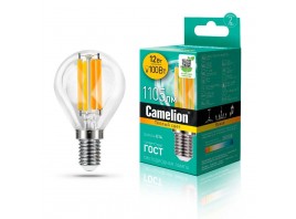 Лампа светодиодная Camelion E14 12W 3000K LED12-G45-FL/830/E14 13712