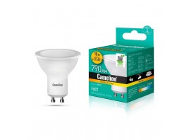 Лампа светодиодная Camelion GU10 10W 3000K LED10-GU10/830/GU10 13682