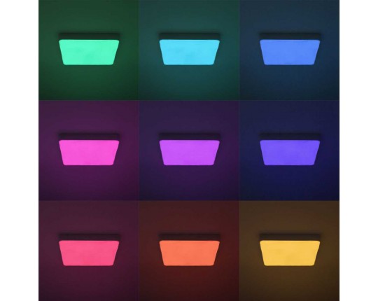 Потолочный светодиодный светильник с пультом ДУ Citilux Купер RGB Белый CL724K95G0