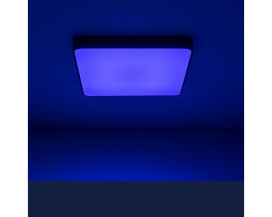 Потолочный светодиодный светильник с пультом ДУ Citilux Купер RGB Черный CL724K105G1
