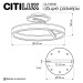 Потолочная светодиодная люстра Citilux Дуэт CL719740