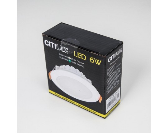 Встраиваемый светодиодный светильник Citilux Кинто CLD5106N