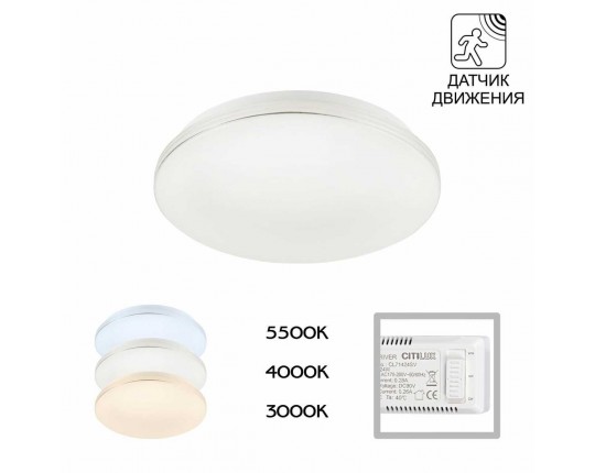 Потолочный светодиодный светильник Citilux Симпла CL71424SV