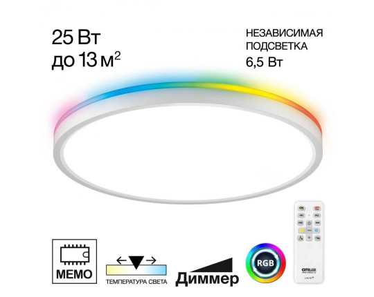 Потолочный светодиодный светильник Citilux Norma CL749320