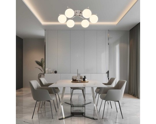 Потолочная люстра Citilux Адам Смарт Хром CL228A161