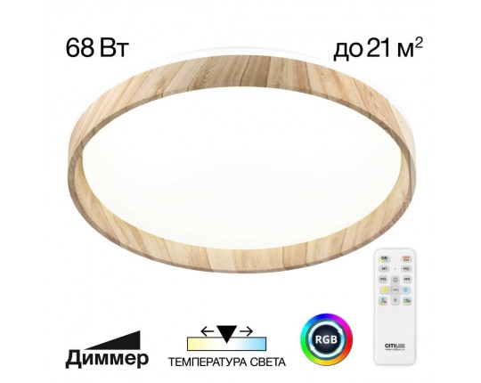 Потолочный светодиодный светильник Citilux Enzo CL753452G Потолочный светодиодный светильник Citilux Enzo CL753452G
