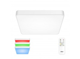 Потолочный светодиодный светильник с пультом ДУ Citilux Купер RGB Белый CL724K95G0
