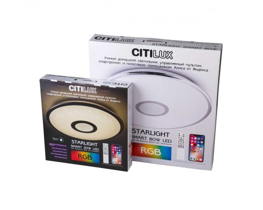 Потолочный светодиодный светильник Citilux Старлайт Смарт CL703A60G