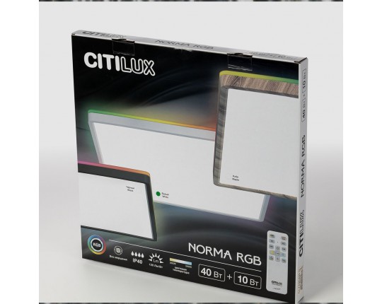 Потолочный светодиодный светильник Citilux Norma CL749K400