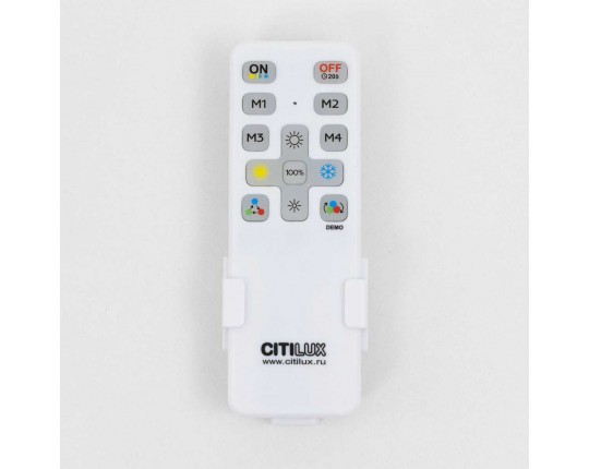 Потолочный светодиодный светильник с пультом ДУ Citilux Купер RGB Белый CL72470G0
