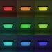 Потолочный светодиодный светильник с пультом ДУ Citilux Купер RGB Черный CL724K105G1