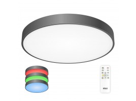 Потолочный светодиодный светильник с пультом ДУ Citilux Купер RGB Черный CL724105G1