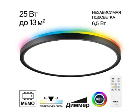 Потолочный светодиодный светильник Citilux Norma CL749321