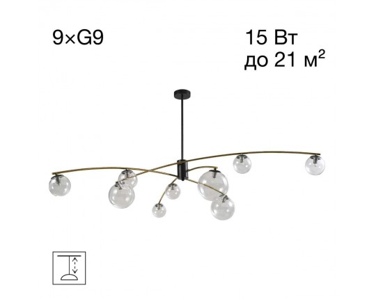 Потолочная люстра Citilux Fisher CL218193