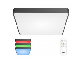 Потолочный светодиодный светильник с пультом ДУ Citilux Купер RGB Черный CL724K105G1