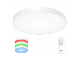 Потолочный светодиодный светильник с пультом ДУ Citilux Купер RGB Белый CL724105G0