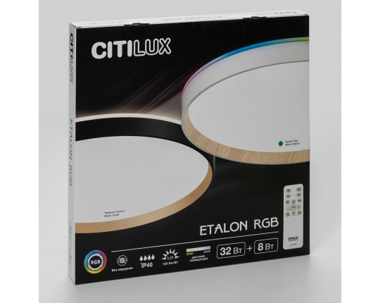 Потолочный светодиодный светильник Citilux Etalon CL750400R Потолочный светодиодный светильник Citilux Etalon CL750400R