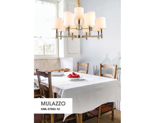 Подвесная люстра Omnilux Mulazzo OML-57503-12