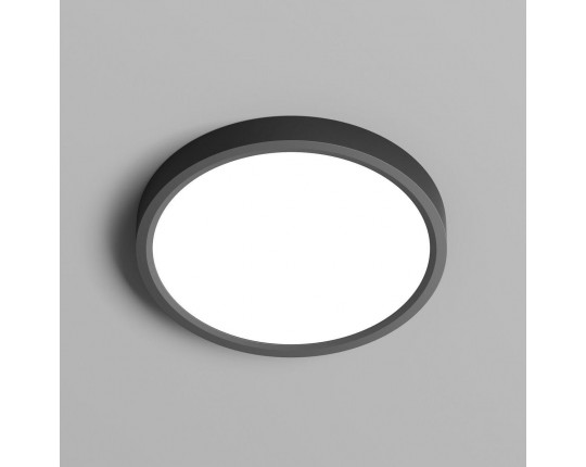 Потолочный светодиодный светильник Denkirs Thin DK6520-BK