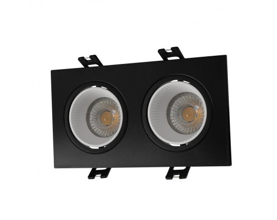 Встраиваемый светильник Denkirs Rodvig DK3072-BK+WH