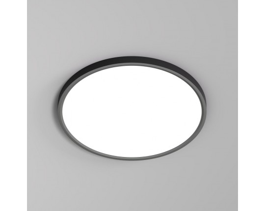 Потолочный светодиодный светильник Denkirs Thin DK6522-BK