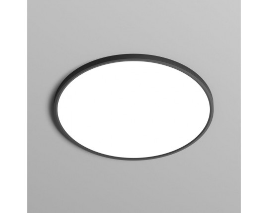 Потолочный светодиодный светильник Denkirs Thin DK6524-BK