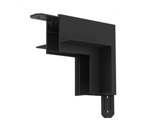 Коннектор L-образный стена-потолок Denkirs Smart Hide TR2118-BK