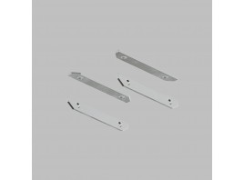 Комплект прямых соединителей для закладного профиля TR3040-AL Denkirs Smart One (4 шт.) TR3043-AL