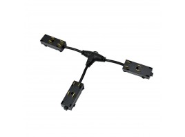 Коннектор Т-образный Denkirs Smart Hide TR2115-BK