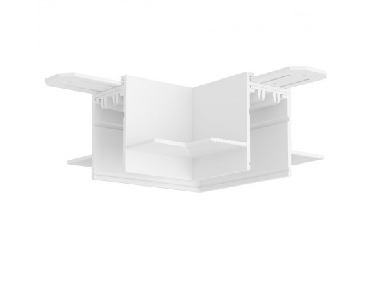 Коннектор L-образный потолок-потолок Denkirs Smart Hide TR2112-WH