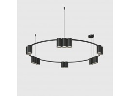 Подвесная люстра Denkirs Orbit DK4067-BK