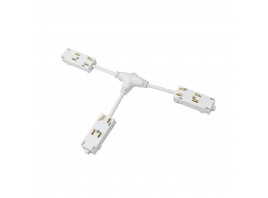 Коннектор Т-образный гибкий Denkirs Smart Hide TR2115-WH
