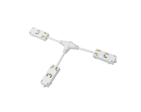 Коннектор Т-образный гибкий Denkirs Smart Hide TR2115-WH
