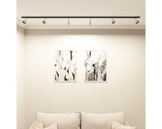 Трековый светильник Denkirs Bell DK6050-BW+BK