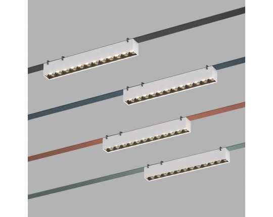 Трековый светильник Denkirs Belty Grill DK5571-WB