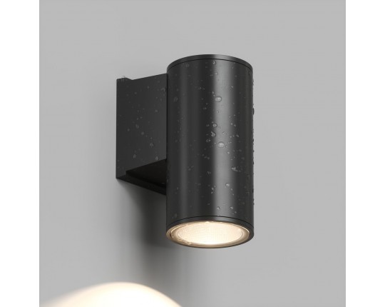 Уличный настенный светильник Denkirs Borg DK9820-BK