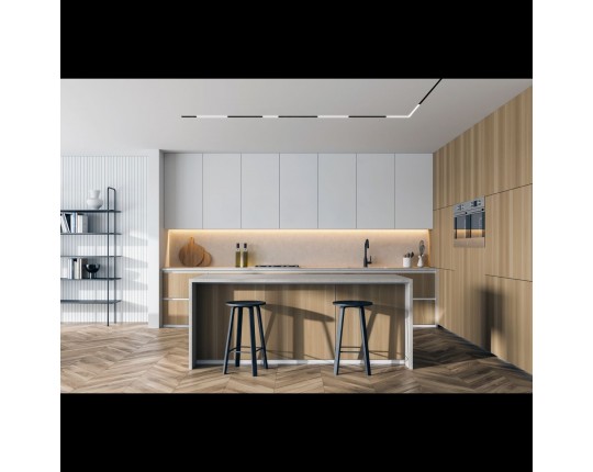 Трековый светильник DENKIRS SMART LINEAR DK8004-CONN-BK