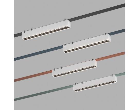 Трековый светильник Denkirs Belty Grill DK5570-WB