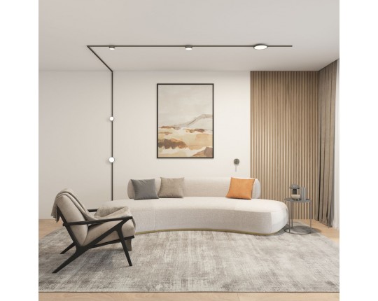 Трековый светодиодный светильник Denkirs Shine Flow DK5761-DN