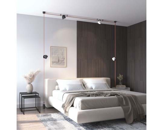 Трековый светильник Denkirs Belty Spot DK5543-WH+BK