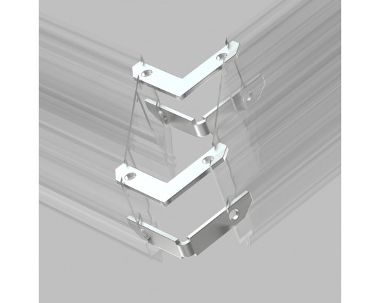 Комплект угловых соединителей шинопровода Denkirs Smart One (4 шт.) TR2027-AL