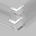 Комплект угловых соединителей шинопровода Denkirs Smart One (4 шт.) TR2027-AL