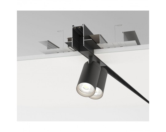 Шинопровод встраиваемый однофазный Denkirs Smart Hide TR2013-BK