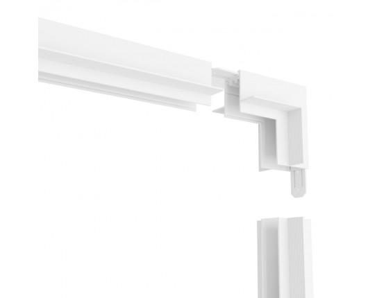 Коннектор L-образный стена-потолок Denkirs Smart Hide TR2118-WH