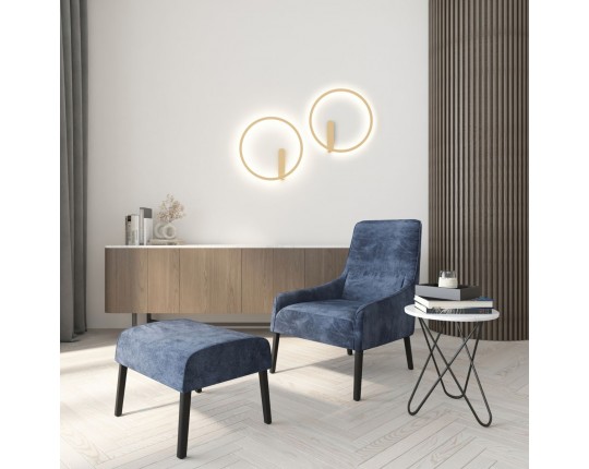 Настенный светодиодный светильник Denkirs Round DK5035-SG