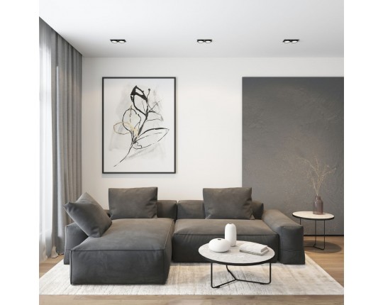 Встраиваемый светильник DENKIRS FLAT DK2092-BK