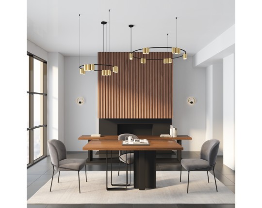 Бра Denkirs Orbit DK5060-BK+SG