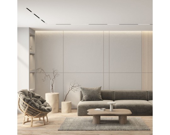 Трековый светодиодный светильник Denkirs Simple Linear DK8205-BK